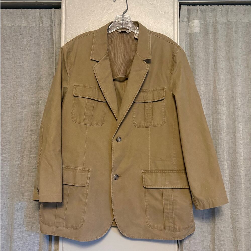 L.L. Bean 4 Pocket Field Jacket | 46R | Khaki | Vintage